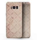 Faded Maroon Overlapping Circles - Samsung Galaxy S8 Full-Body Skin Kit