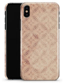 Faded Maroon Overlapping Circles - iPhone X Clipit Case