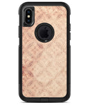 Faded Maroon Overlapping Circles - iPhone X OtterBox Case & Skin Kits