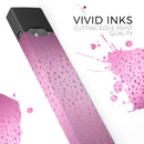Faded Micro Pink Stars - Premium Decal Protective Skin-Wrap Sticker compatible with the Juul Labs vaping device