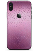 Faded Micro Pink Stars - iPhone X Skin-Kit