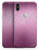 Faded Micro Pink Stars - iPhone X Skin-Kit