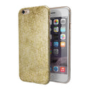 Faded Mustard Floral Damask Pattern iPhone 6/6s or 6/6s Plus 2-Piece Hybrid INK-Fuzed Case