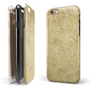 Faded Mustard Floral Damask Pattern iPhone 6/6s or 6/6s Plus 2-Piece Hybrid INK-Fuzed Case