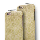 Faded Mustard Floral Damask Pattern iPhone 6/6s or 6/6s Plus 2-Piece Hybrid INK-Fuzed Case