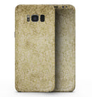 Faded Mustard Floral Damask Pattern - Samsung Galaxy S8 Full-Body Skin Kit