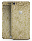 Faded Mustard Floral Damask Pattern - Skin-kit for the iPhone 8 or 8 Plus