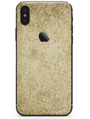 Faded Mustard Floral Damask Pattern - iPhone X Skin-Kit