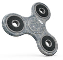 Faded Navy Floral Damask Pattern Full-Body Fidget Spinner Skin-Kit