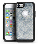 Faded Navy Floral Damask Pattern - iPhone 7 or 7 Plus Commuter Case Skin Kit