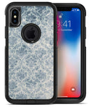 Faded Navy Floral Damask Pattern - iPhone X OtterBox Case & Skin Kits