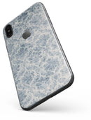 Faded Navy Floral Damask Pattern - iPhone X Skin-Kit