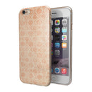 Faded Orange Oval Pattern iPhone 6/6s or 6/6s Plus 2-Piece Hybrid INK-Fuzed Case
