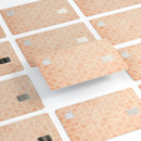 Faded Orange Oval Pattern - Premium Protective Decal Skin-Kit for the Apple Credit Card