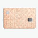Faded Orange Oval Pattern - Premium Protective Decal Skin-Kit for the Apple Credit Card