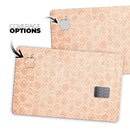 Faded Orange Oval Pattern - Premium Protective Decal Skin-Kit for the Apple Credit Card