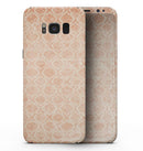 Faded Orange Oval Pattern - Samsung Galaxy S8 Full-Body Skin Kit