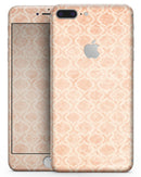 Faded Orange Oval Pattern - Skin-kit for the iPhone 8 or 8 Plus