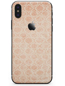 Faded Orange Oval Pattern - iPhone X Skin-Kit