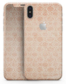 Faded Orange Oval Pattern - iPhone X Skin-Kit
