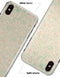 Faded Pale Teal Floral Sequence  - iPhone X Clipit Case