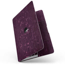 MacBook Pro with Touch Bar Skin Kit - Faded_Pink_Petals_Over_Burgundy_Script_-MacBook_13_Touch_V7.jpg?