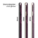 Faded Pink Petals Over Burgundy Script  iPhone 6/6s or 6/6s Plus 2-Piece Hybrid INK-Fuzed Case