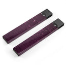 Faded Pink Petals Over Burgundy Script  - Premium Decal Protective Skin-Wrap Sticker compatible with the Juul Labs vaping device