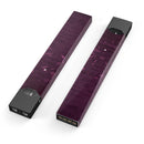 Faded Pink Petals Over Burgundy Script  - Premium Decal Protective Skin-Wrap Sticker compatible with the Juul Labs vaping device