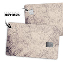 Faded Purple Damask Pattern - Premium Protective Decal Skin-Kit for the Apple Credit Card