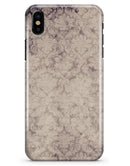 Faded Purple Damask Pattern - iPhone X Clipit Case