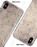 Faded Purple Damask Pattern - iPhone X Clipit Case