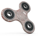 Faded Red Floral Cross Pattern Full-Body Fidget Spinner Skin-Kit