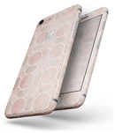 Faded Red Floral Cross Pattern - Skin-kit for the iPhone 8 or 8 Plus
