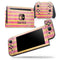 Faded Red and Mustard Vertical Stripes - Skin Wrap Decal for Nintendo Switch Lite Console & Dock - 3DS XL - 2DS - Pro - DSi - Wii - Joy-Con Gaming Controller