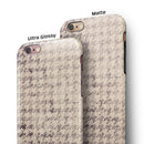 Faded Sharp Black and White Pattern iPhone 6/6s or 6/6s Plus 2-Piece Hybrid INK-Fuzed Case