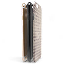 Faded Sharp Black and White Pattern iPhone 6/6s or 6/6s Plus 2-Piece Hybrid INK-Fuzed Case
