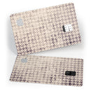 Faded Sharp Black and White Pattern - Premium Protective Decal Skin-Kit for the Apple Credit Card