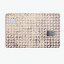 Faded Sharp Black and White Pattern - Premium Protective Decal Skin-Kit for the Apple Credit Card