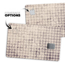 Faded Sharp Black and White Pattern - Premium Protective Decal Skin-Kit for the Apple Credit Card