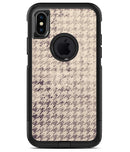 Faded Sharp Black and White Pattern - iPhone X OtterBox Case & Skin Kits