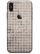 Faded Sharp Black and White Pattern - iPhone X Skin-Kit