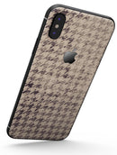 Faded Sharp Black and White Pattern - iPhone X Skin-Kit