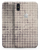 Faded Sharp Black and White Pattern - iPhone X Skin-Kit
