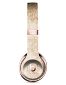 Faded Tan and Brown Ribbon Damask Pattern Full-Body Skin Kit for the Beats by Dre Solo 3 Wireless Headphones