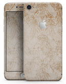 Faded Tan and Brown Ribbon Damask Pattern - Skin-kit for the iPhone 8 or 8 Plus