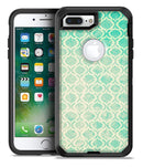 Faded Teal Oval Pattern - iPhone 7 Plus/8 Plus OtterBox Case & Skin Kits