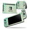 Faded Teal Oval Pattern - Skin Wrap Decal for Nintendo Switch Lite Console & Dock - 3DS XL - 2DS - Pro - DSi - Wii - Joy-Con Gaming Controller