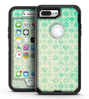 Faded Teal Oval Pattern - iPhone 7 Plus/8 Plus OtterBox Case & Skin Kits