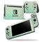 Faded Teal Overlapping Circles - Skin Wrap Decal for Nintendo Switch Lite Console & Dock - 3DS XL - 2DS - Pro - DSi - Wii - Joy-Con Gaming Controller